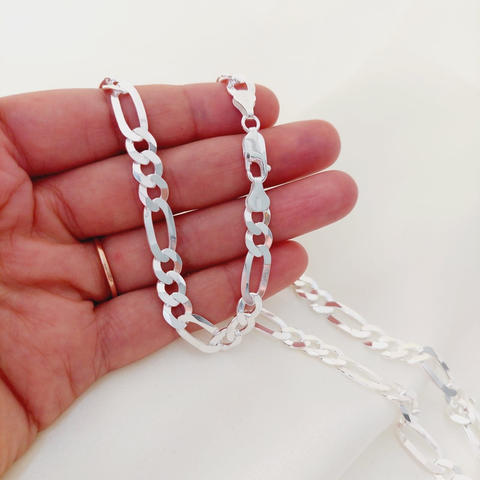 Cadena Plata Bolitas 60cm | Joyería
