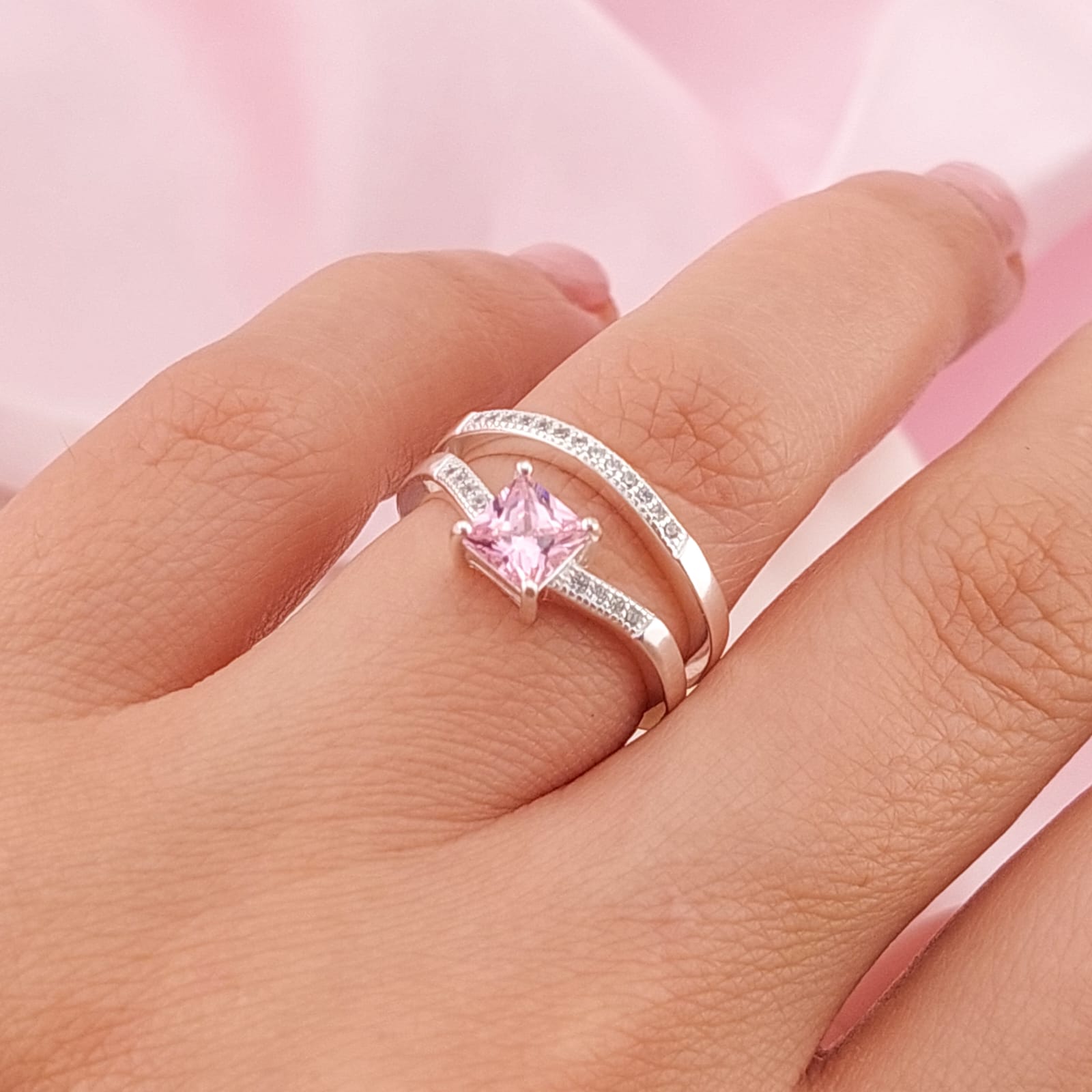 Anillos Duo Compromiso Plata 925 210000024809 – Joyería Milena