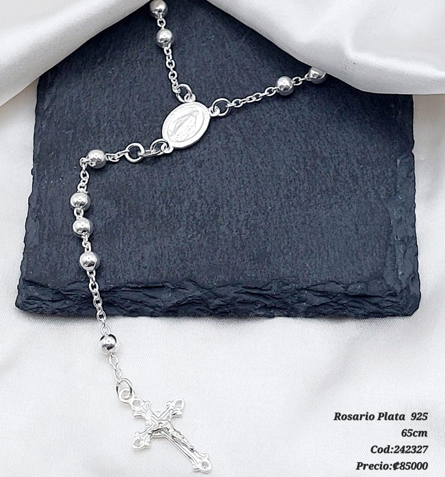 Rosarios Plata 925