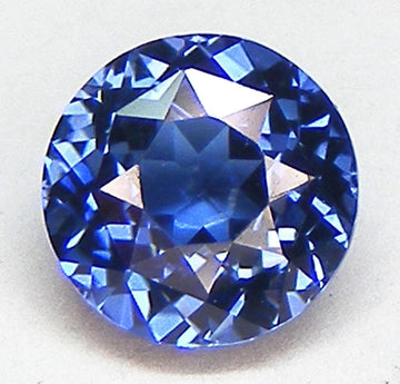 Piedra ZAFIRO Laboratorio 6mm 1.1ct Certificado GRC 27559