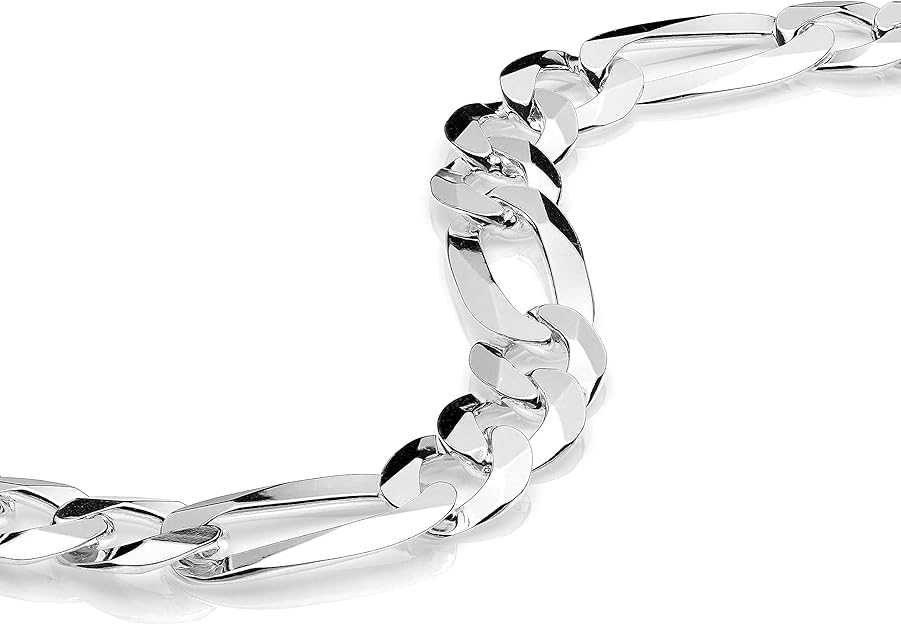 Cadena Figaro 60CM/9MM Plata 925 25456