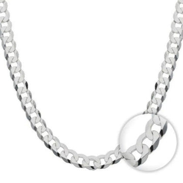 Cadena Grumet 60CM/8MM Plata 925 26203
