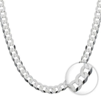 Cadena Grumet 60CM/8MM Plata 925 26203
