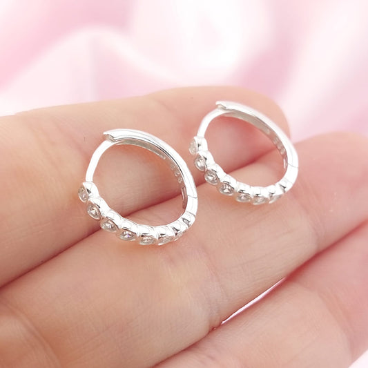 Huggies 15mm Plata 925 27808