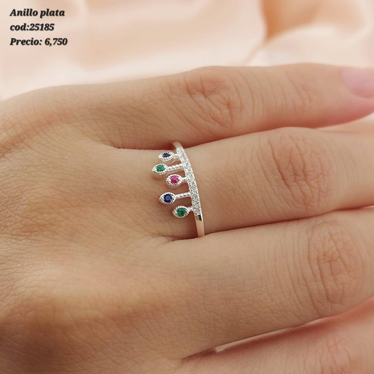 Anillo Dama Plata 925 25185