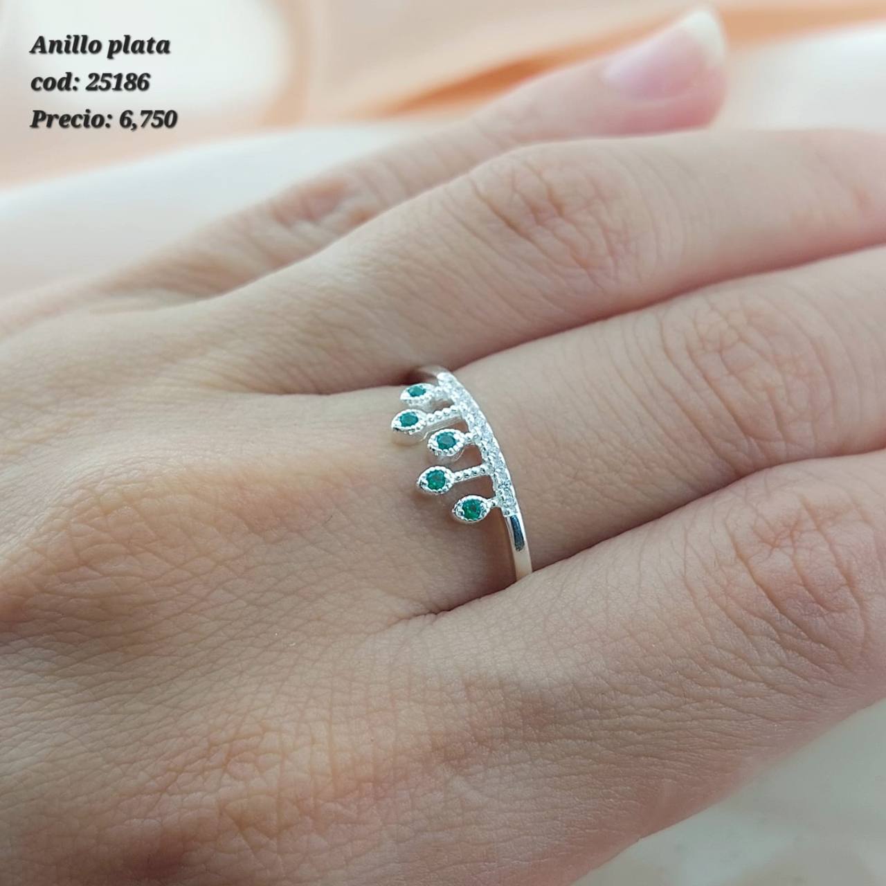Anillo Dama Plata 925 25186