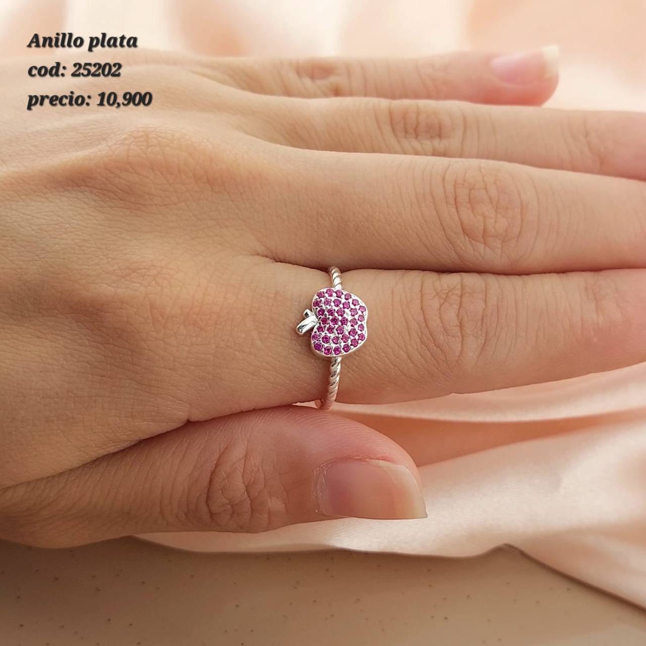 Anillo Dama Plata 925 25202