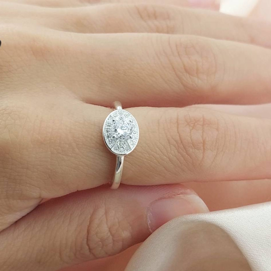 Anillo Dama Plata 925 25183v