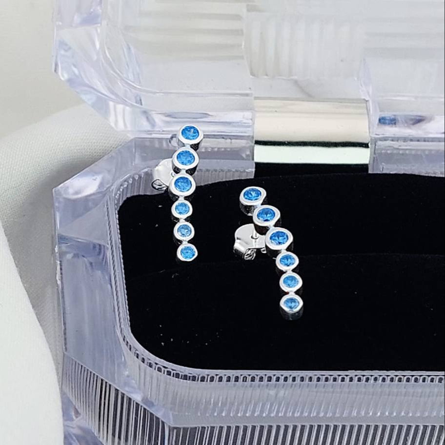 Aretes Escaladores Dama Plata 925 25223