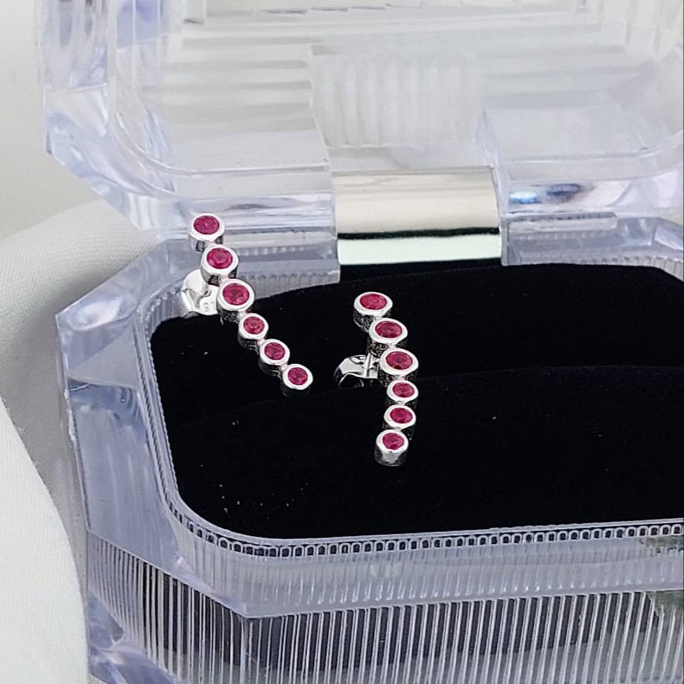 Aretes Escaladores Dama Plata 925 25222