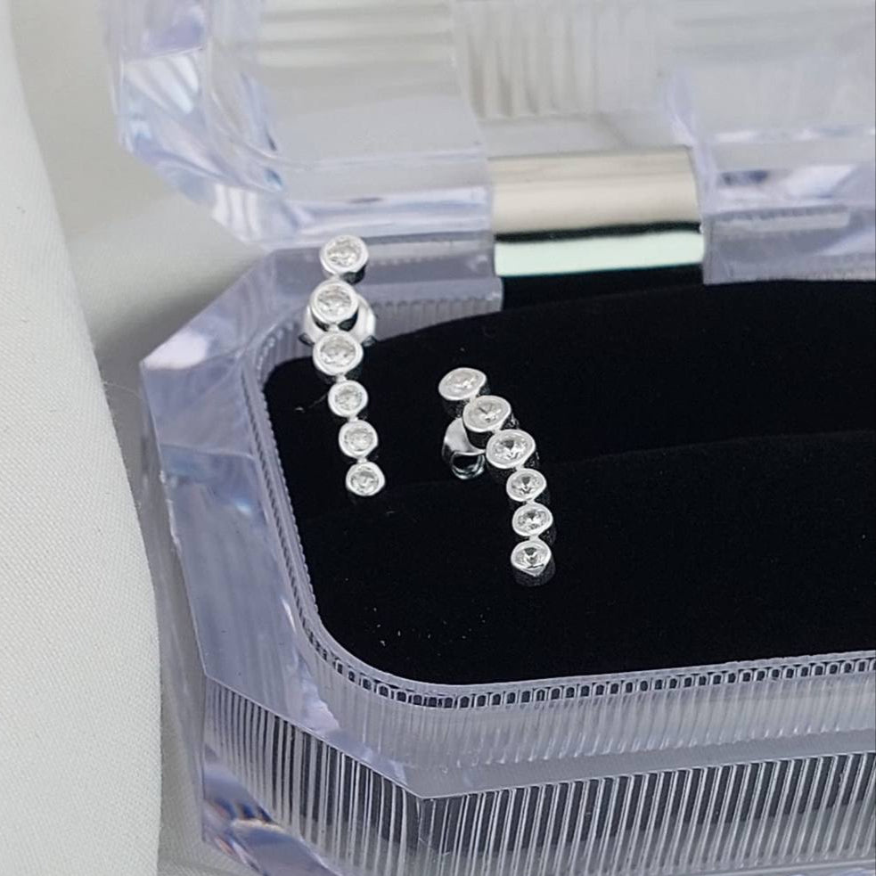 Aretes Escaladores Dama Plata 925 25218