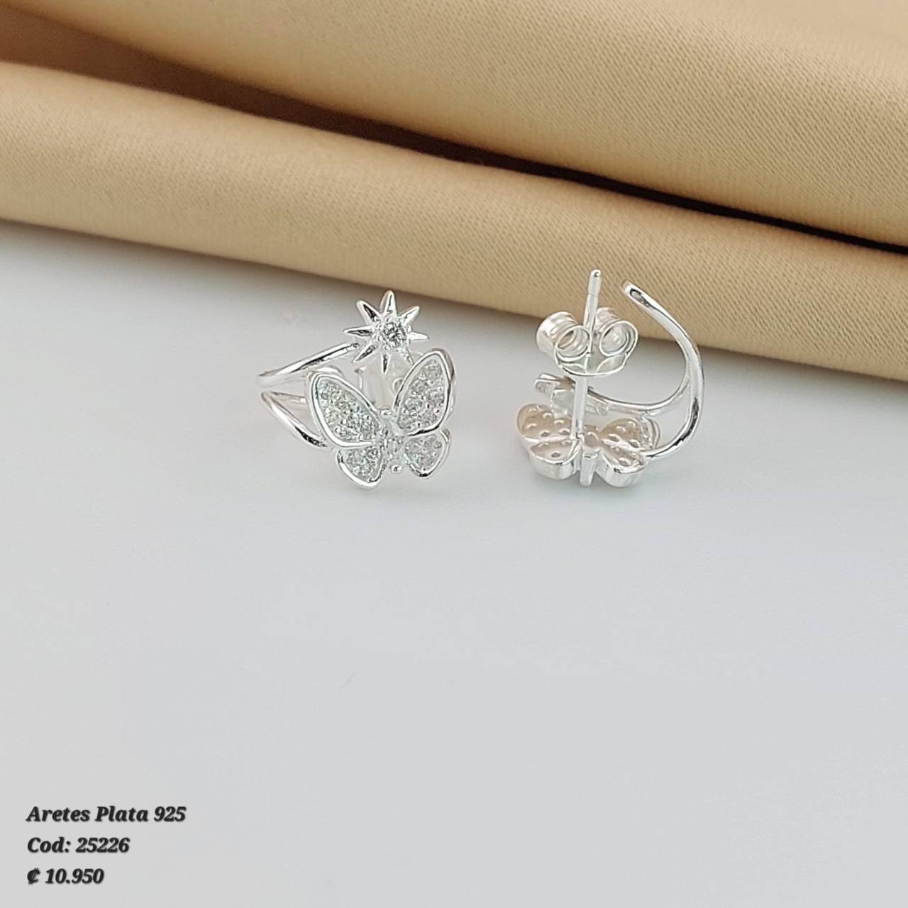 Aretes Dama Plata 925 25226