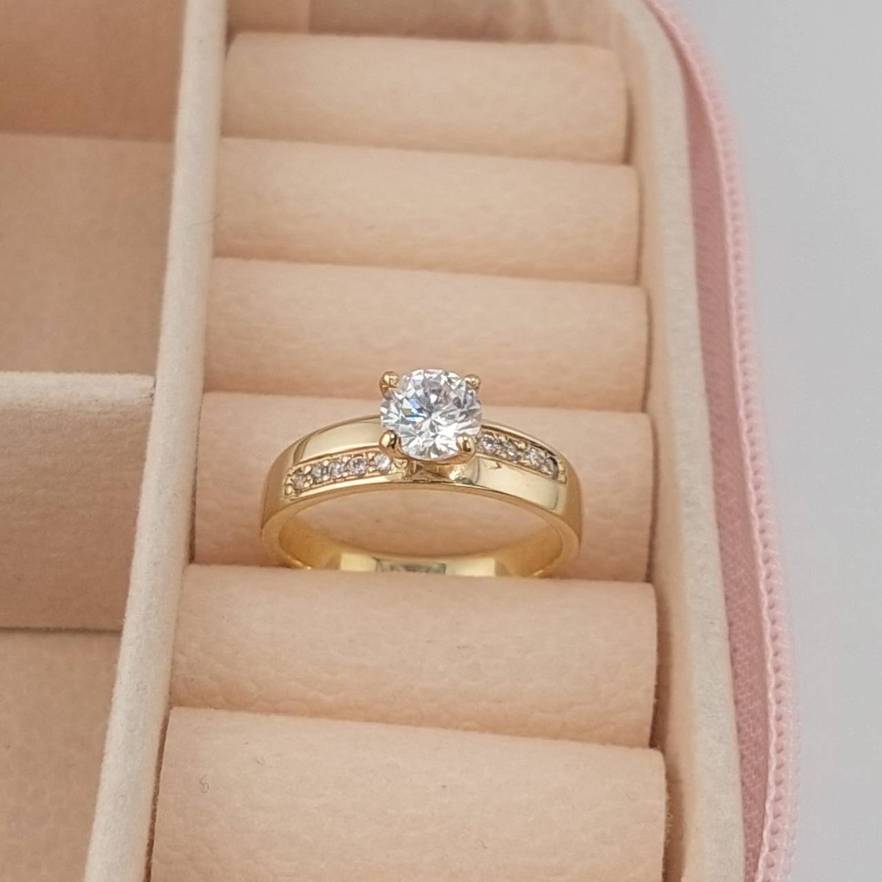 Anillo Compromiso Oro 10k 25441