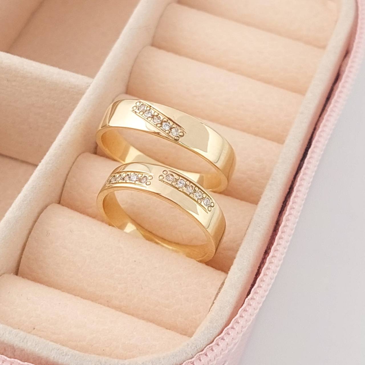 Anillos Dúos Matrimonio Oro 10k 25440
