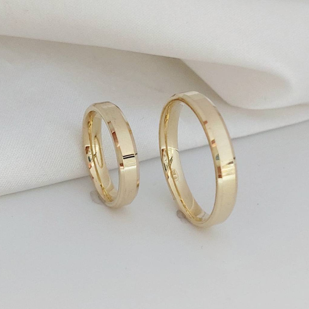 Anillos Matrimonio Duo Oro 10k 5.1g 24806x