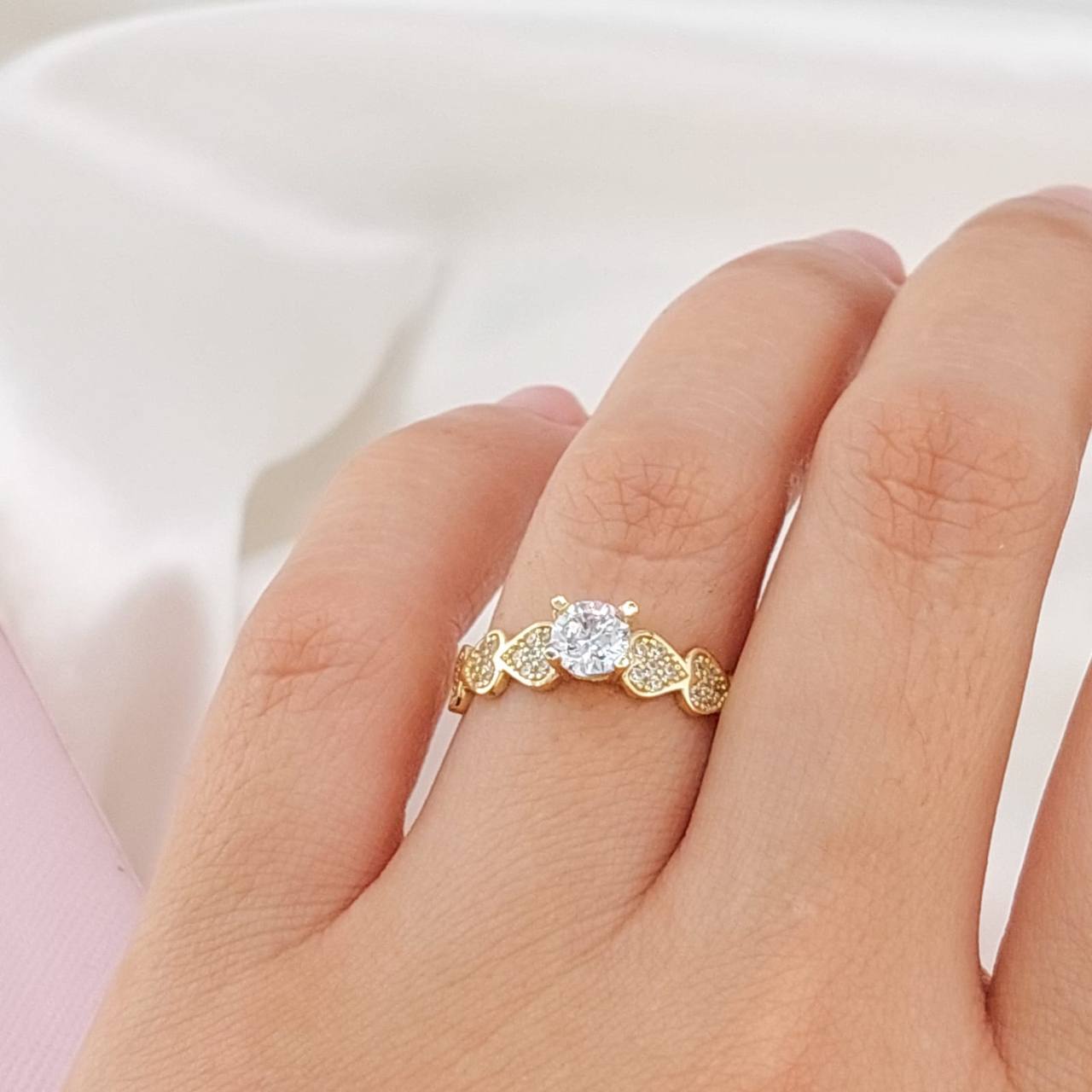 Anillo Dama Oro 10k 25447