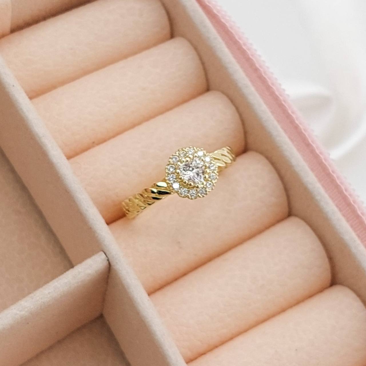 Anillo Dama Oro 10k 25452