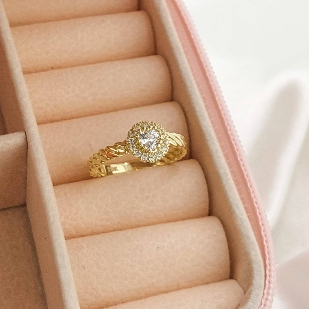 Anillo Dama Oro 10k 25452