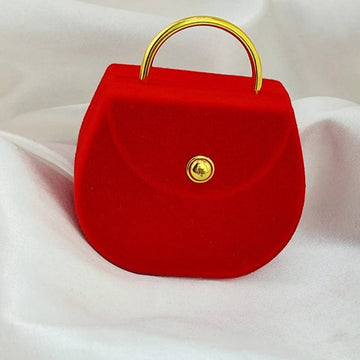 CAJA REGALO CARTERA ROJO ANILLO 25455