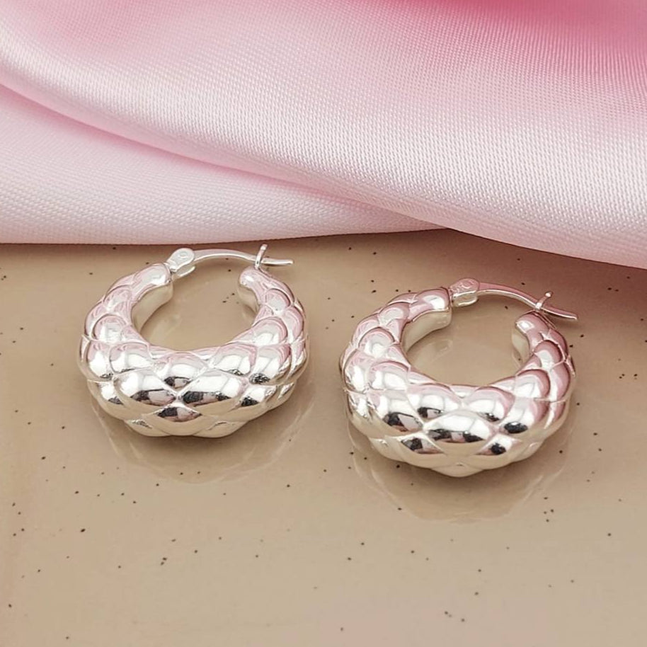 Argollas 18mm Plata 925 210000024127