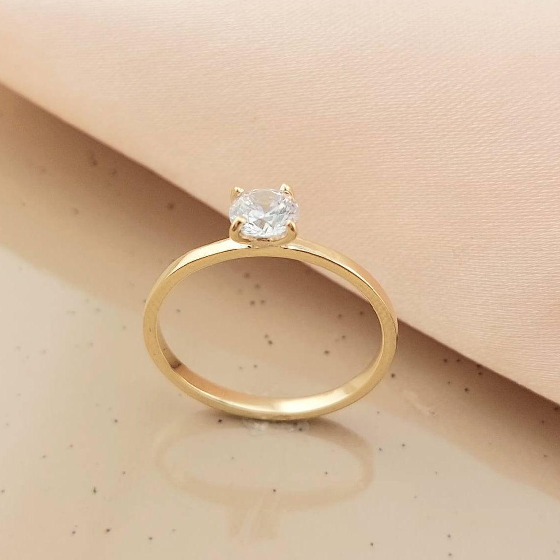 Anillo Compromiso Oro 10k 25170