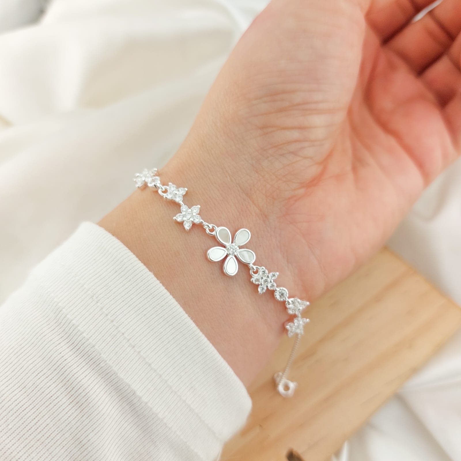 Pulsera Dama 16-18cm Plata 925 25849