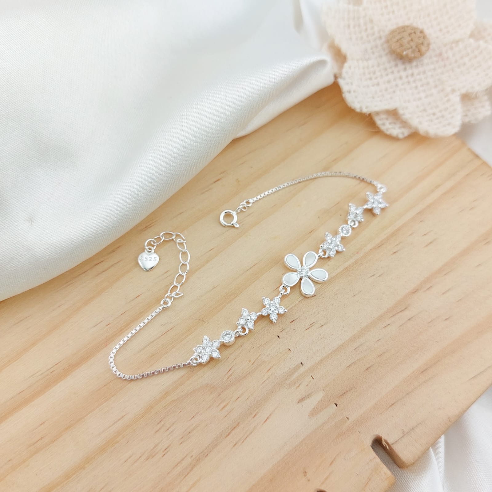 Pulsera Dama 16-18cm Plata 925 25849