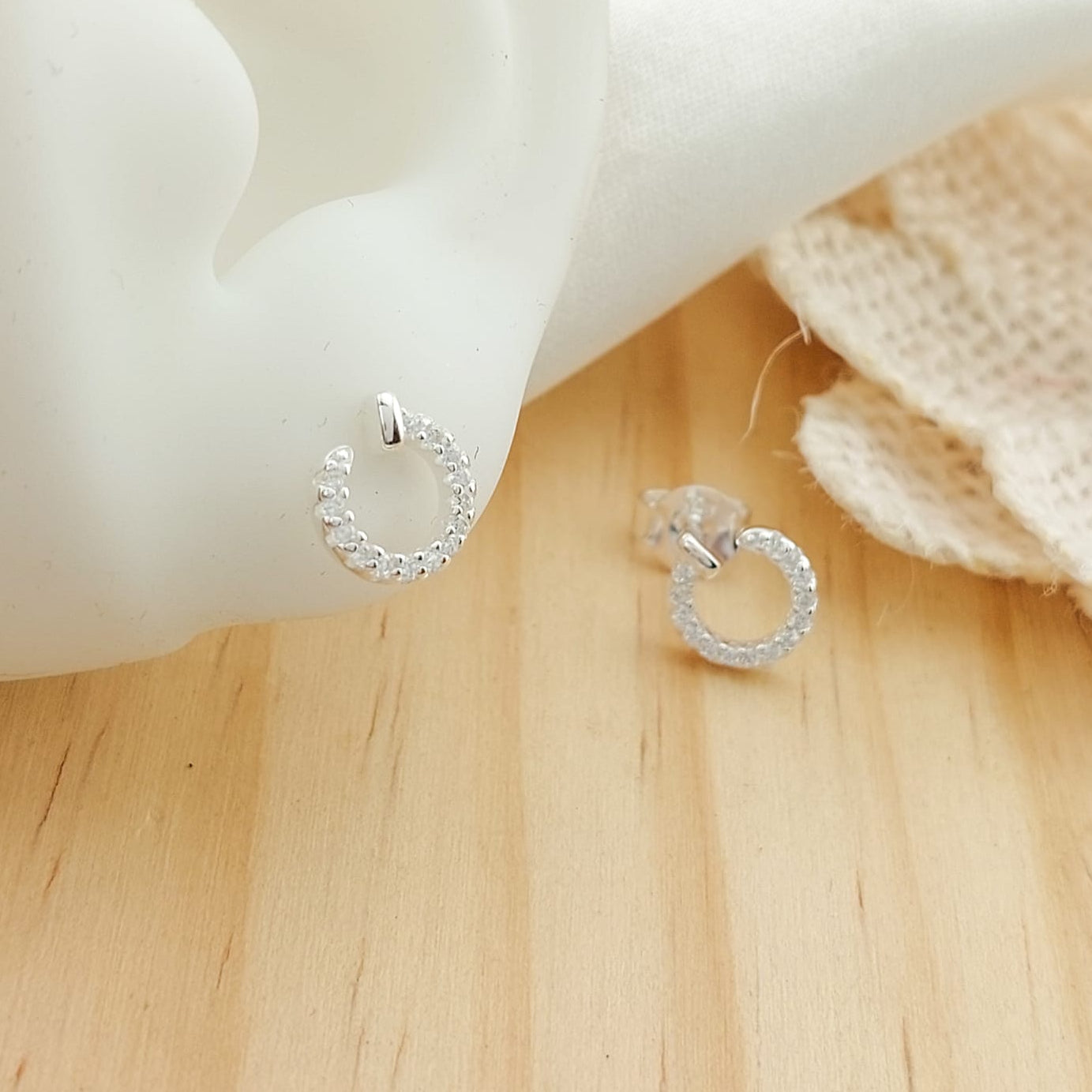 Aretes Dama Plata 925 25870