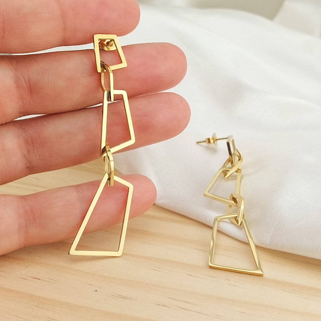 Aretes Largos Acero 210000017684x