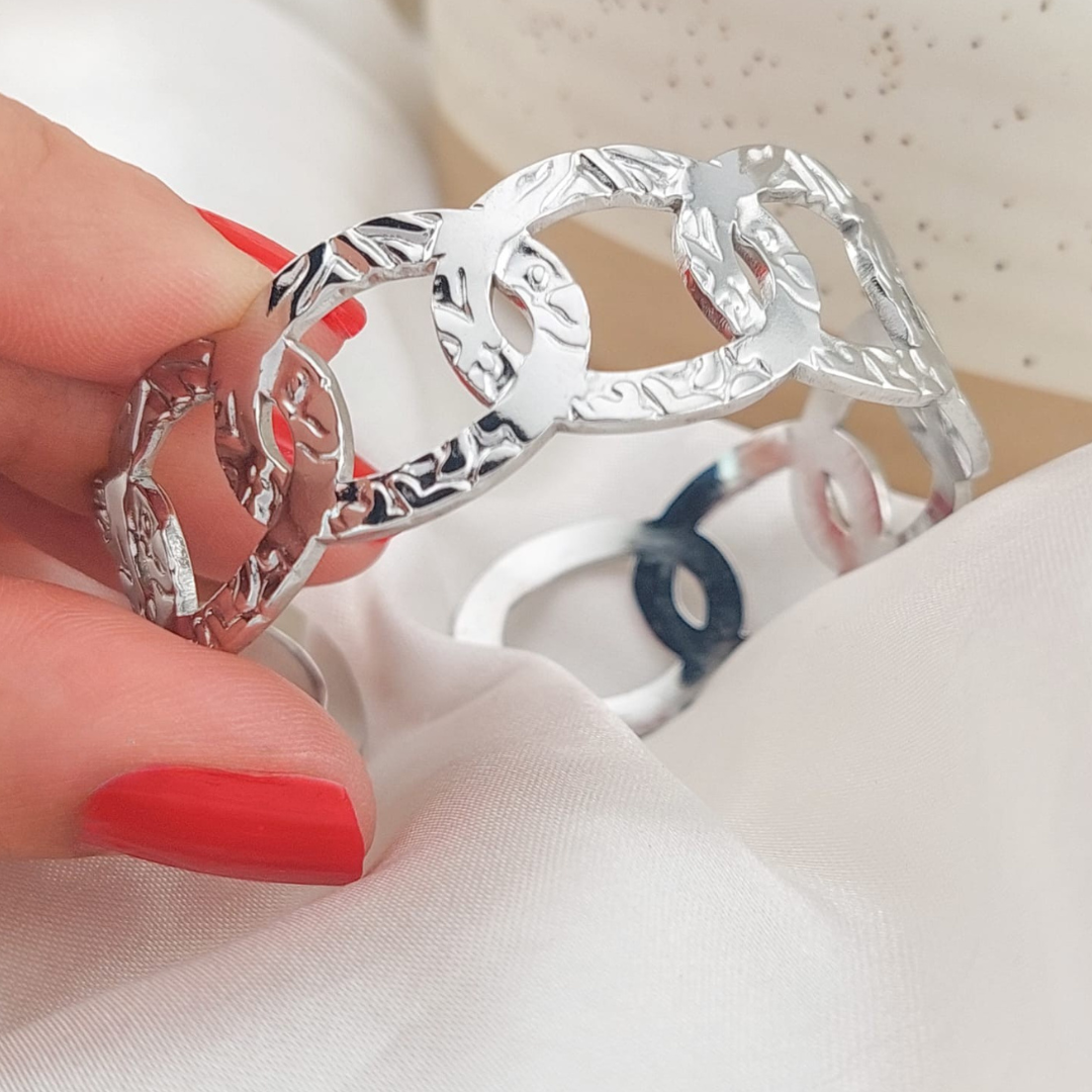 Pulsera Aro Dama Acero 25045
