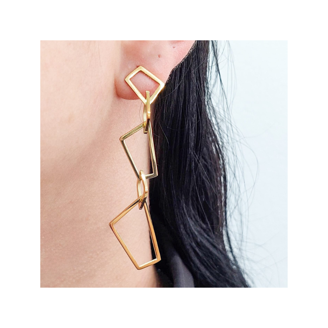 Aretes Largos Acero 210000017684x
