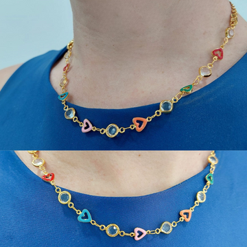 Collar dama Oro Lam 40cm 24971