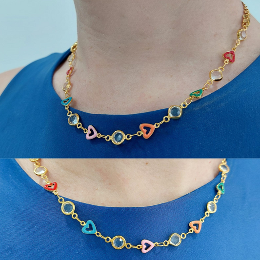 Collar dama Oro Lam 40cm 24971