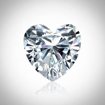 Piedra Moissanita Corazón 5mm 0.5ct Grade D Certificado GRA 27547