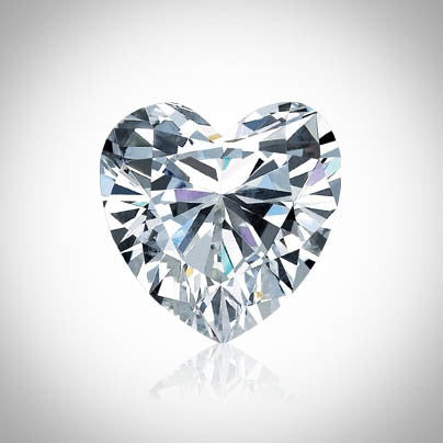 Piedra Moissanita Corazón 5mm 0.5ct Grade D Certificado GRA 27547
