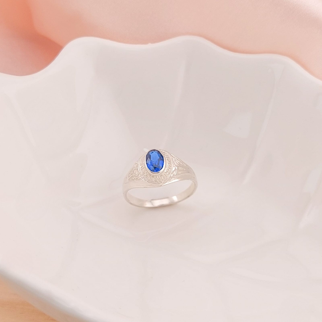 Anillo Graduación Sexto Plata 925 25141
