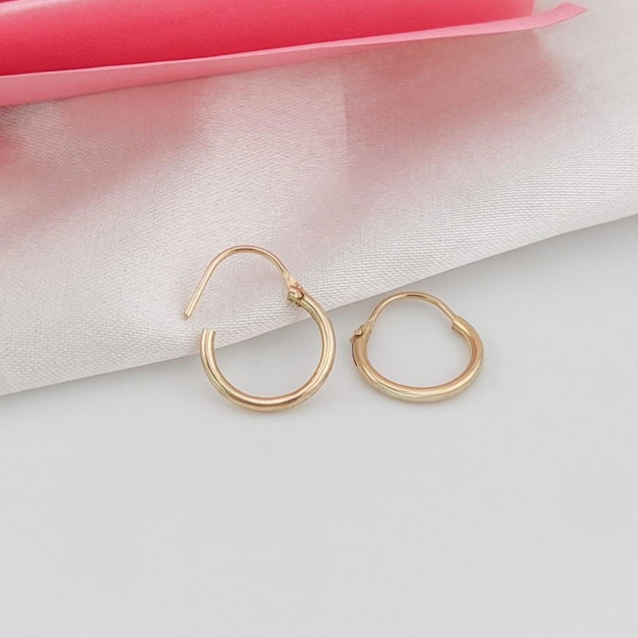 Argollas 12mm Oro Nacional 10k 210000017847