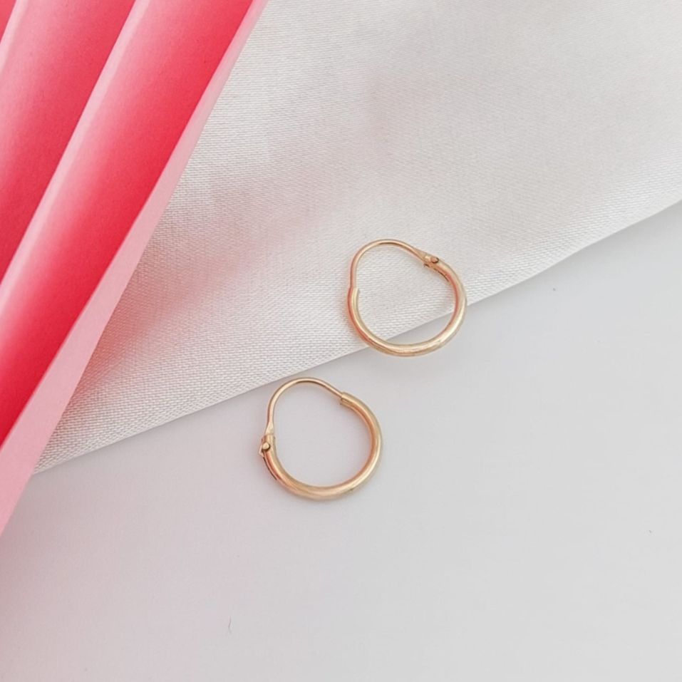 Argollas 10mm Oro Nacional 10k 210000017851