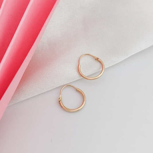 Argollas 10mm Oro 10k CR 17851