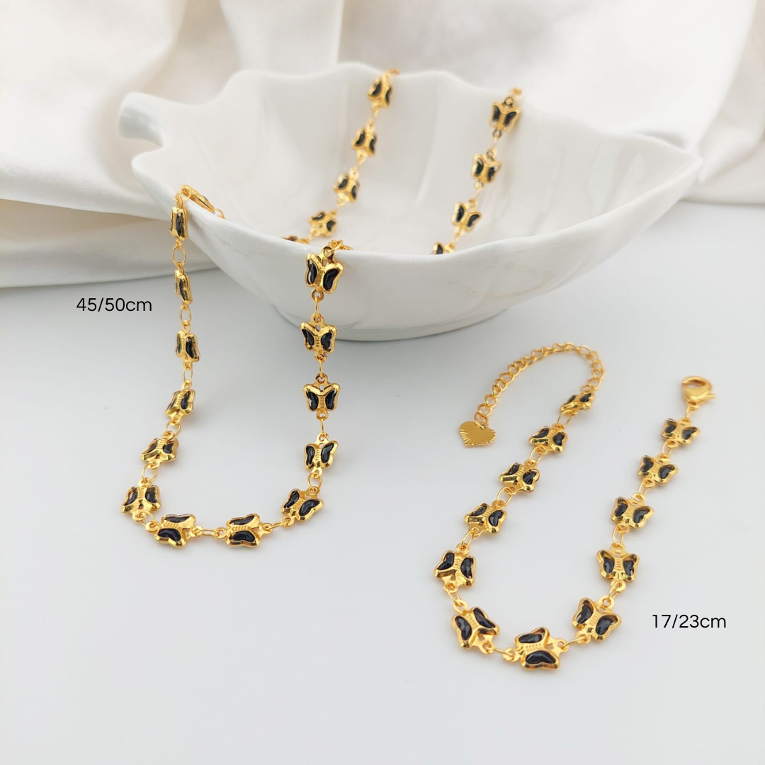 Juego Collar y Pulsera Lam 45/50CM X 17/23 CM 210000023291x