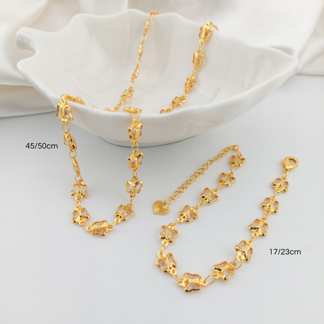 Juego Collar Y Pulsera Lam 45/50 x 17/23 cm Lam 210000023307x