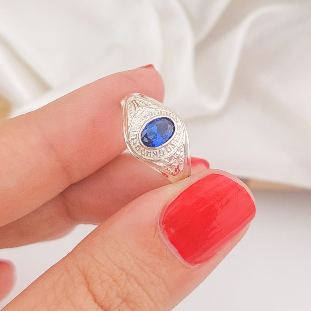 Anillo Graduación Sexto Plata 925 25141