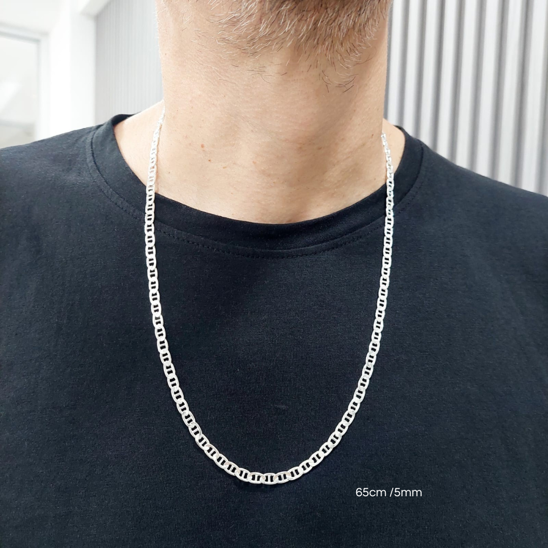 Cadena 65CM/5MM Plata 925 25461v
