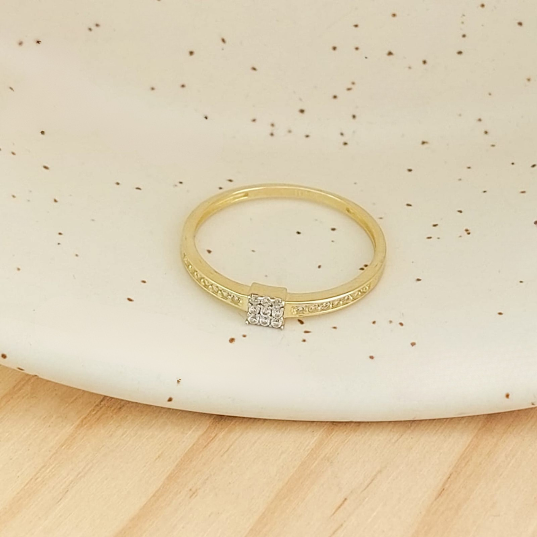 Anillo Dama Oro 10k 25634