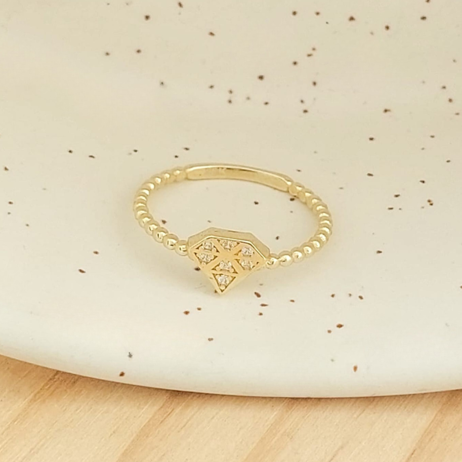 Anillo Dama Oro 10k 25629