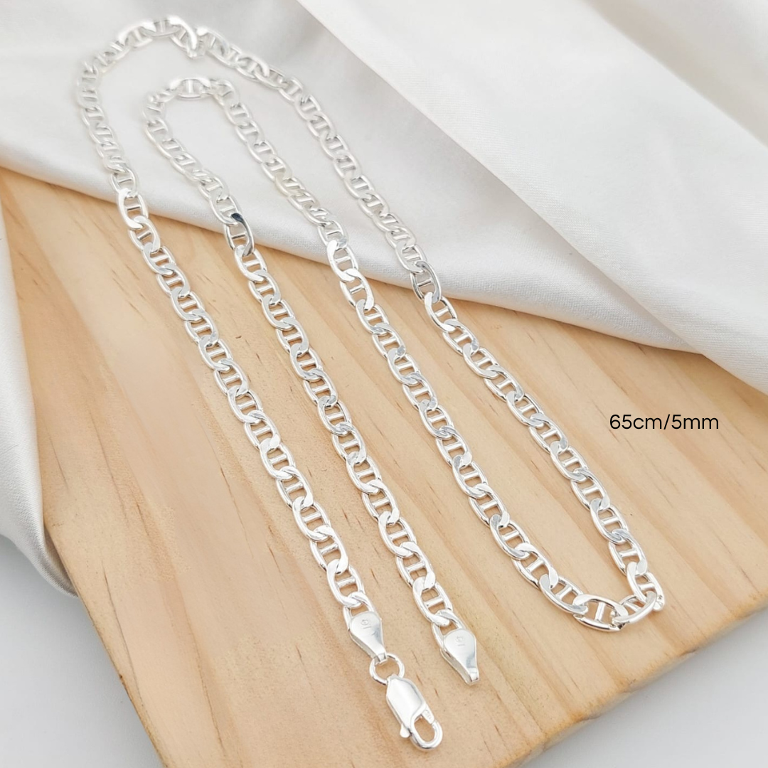 Cadena 65CM/5MM Plata 925 25461v
