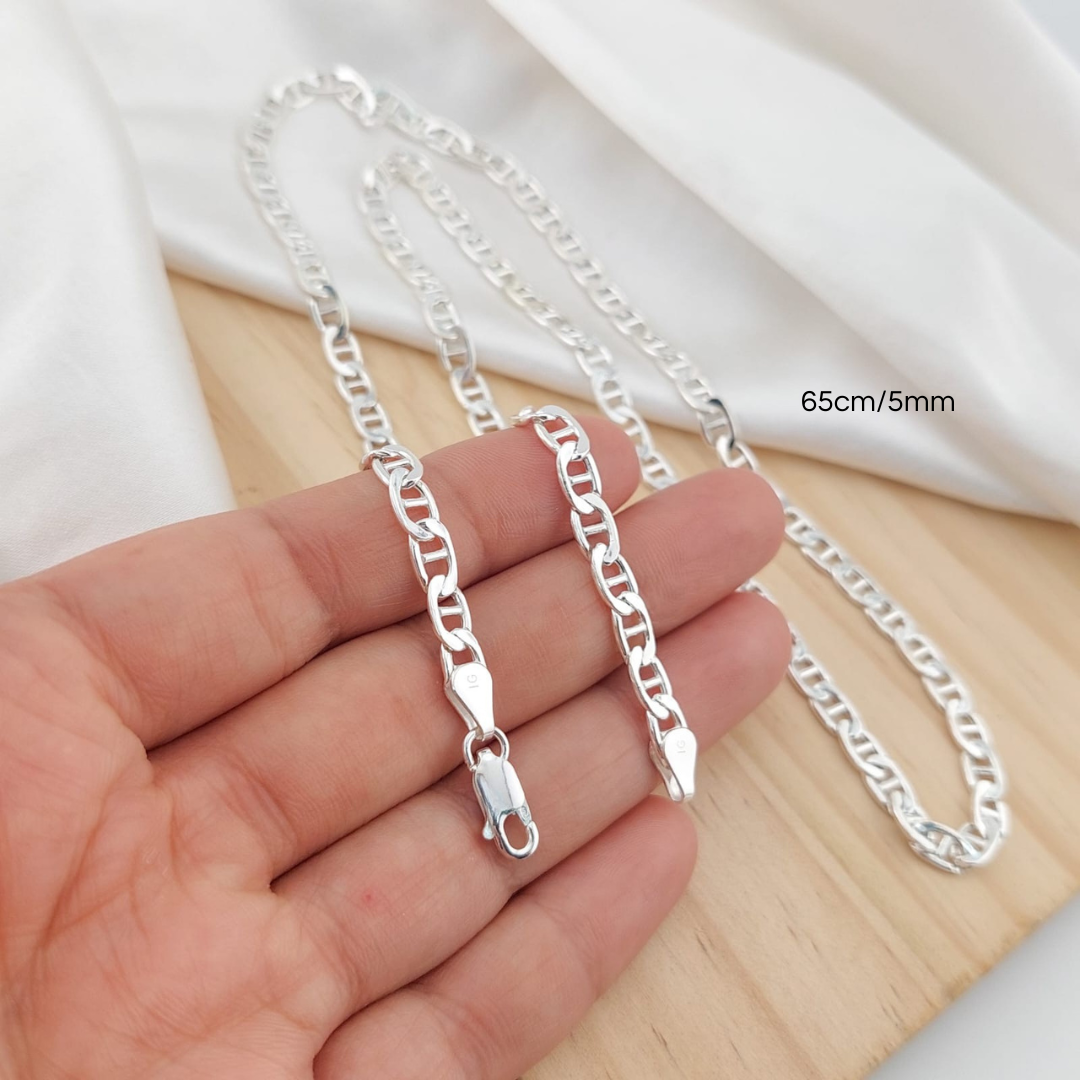 Cadena 65CM/5MM Plata 925 25461v
