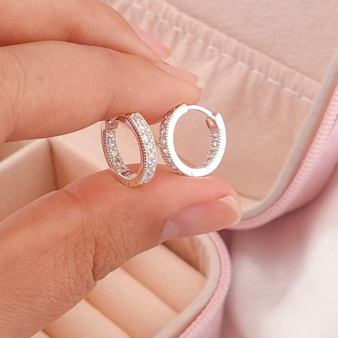 Huggies 13mm 2.3gr Plata 925 25479