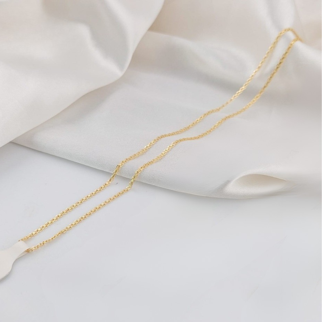 Cadena Dama 50cm Oro 10k Italia 25777