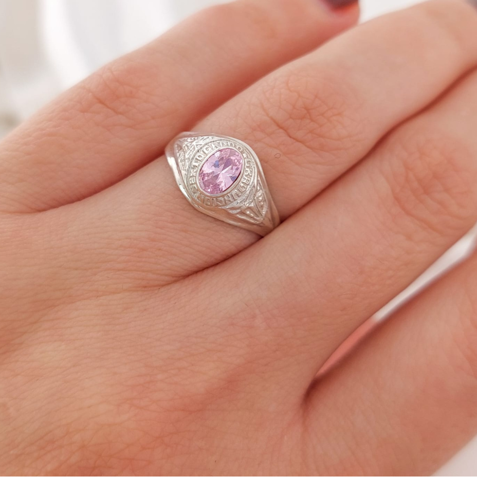 Anillo Graduación Sexto Plata 925 25145